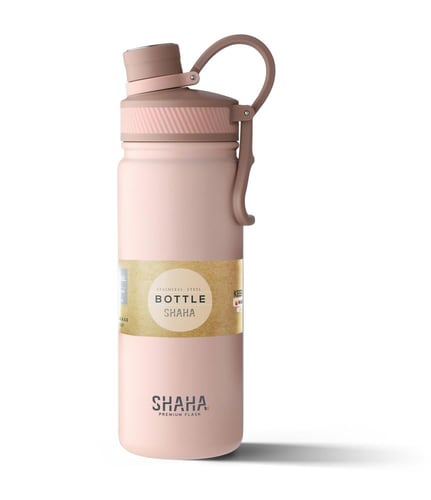 شاها قارورة رياضية ستانلس ستيل، سعة 680 مل، متعددة...