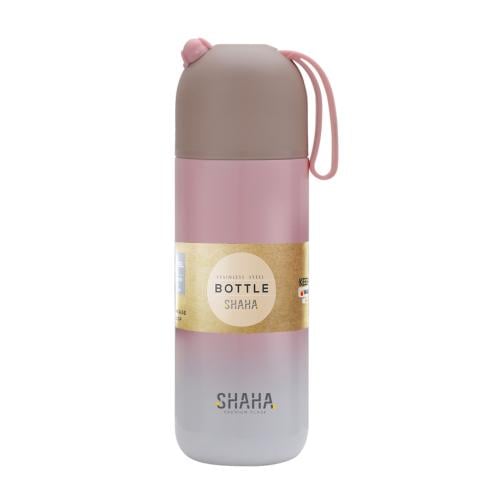 شاها قارورة ستانلس ستيل مع يد سيليكون، سعة 300 مل،...