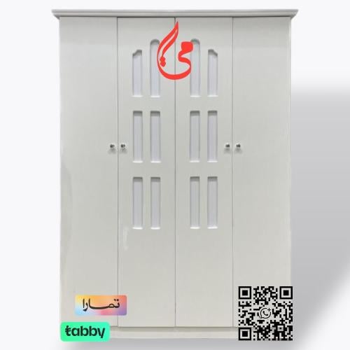 دولاب خشب اربع ابواب