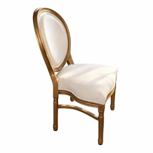 Royal Dior chair with a golden frame