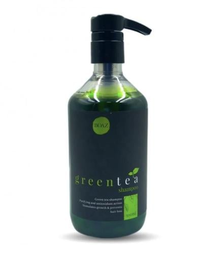 الشامبو النباتي الاخضر للشعر الدهني
