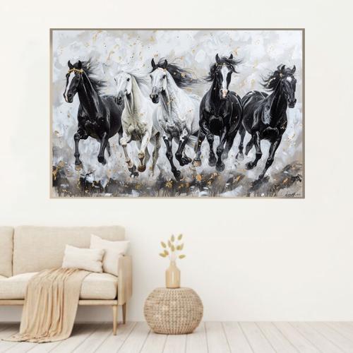 لوحة خيل بتصميم مودرن