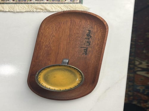 صحن تقديم خشب