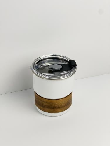 كوب ستيل - ابيض