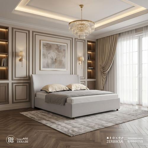 سرير مع مساحه تخزين