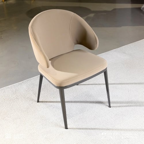 كرسي طعام رمادي أنيق