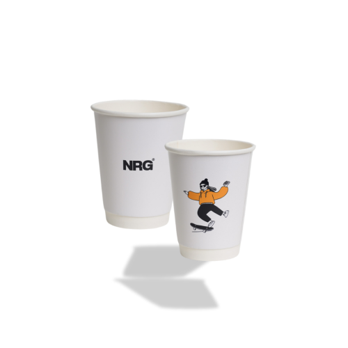 5 اكواب ورقية - 12 أونصة - كوب فقط