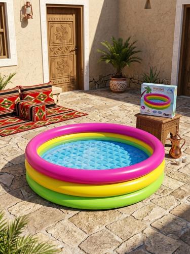 مسبح دائري قابل للنفخ