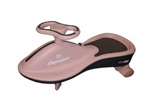 سيارة أطفال ملتوية