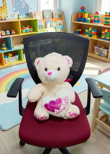 لعبة قطنية دب وسط حجم 40CM