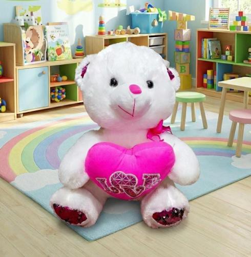 لعبة قطنية دب وسط حجم 40CM