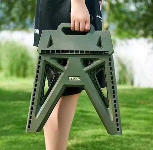 كرسي بلاستيكي قابل للطي كبير