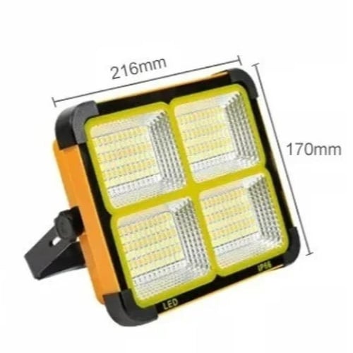 كشاف ليد قوي للتخييم يعمل بطاقة الشمسية