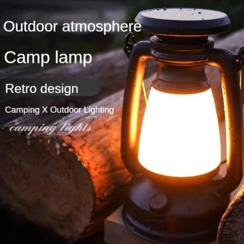 فانوس تخييم بالطاقة كبير