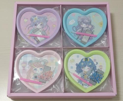 بكت لوحة ماسية قلب 20حبة