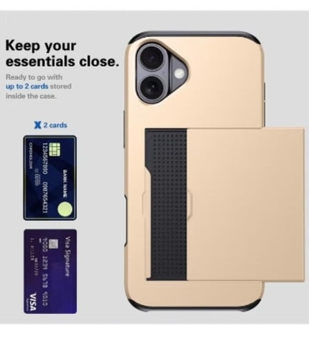 جراب iPhone 16 مع غطاء واقٍ مضاد للخدش وبصمات الأص...