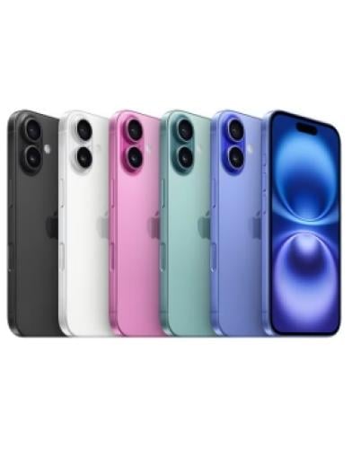 آيفون 16 سعة 128 جيجابايت باللون الأبيض 5G