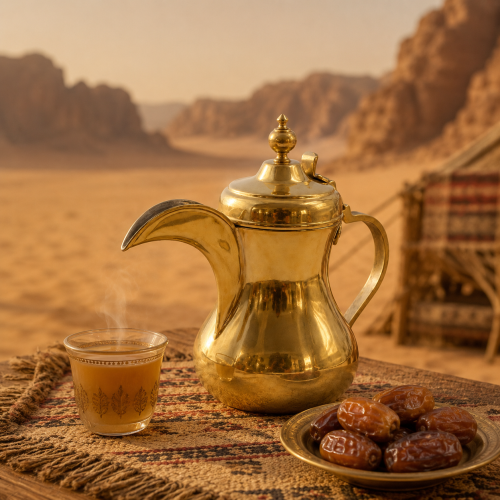 دلة حبش منفوخ سادة – ذهبي كامل