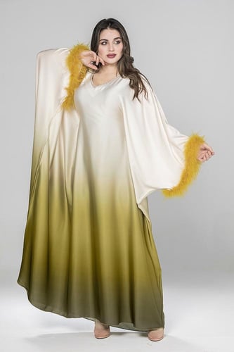 جلابية فراشة ساتان