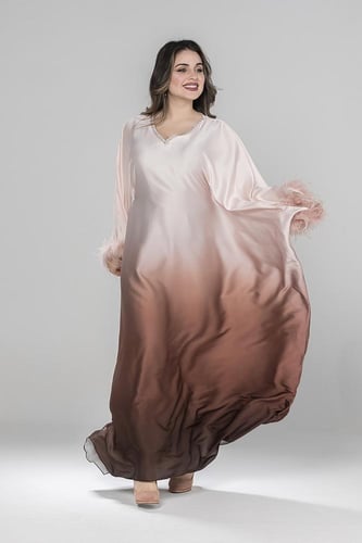 جلابية فراشة ساتان