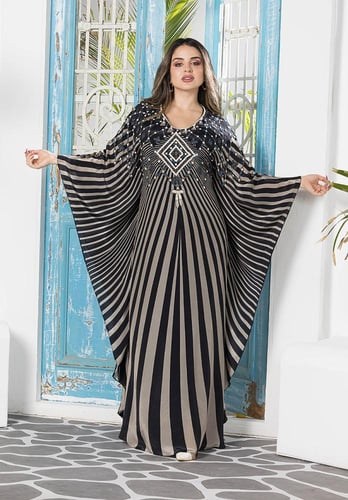 جلابية حرير كريب