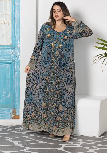 جلابية حرير كريب