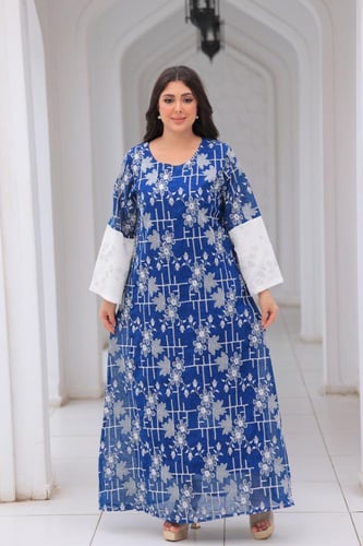 جلابية رمضانية أزرق