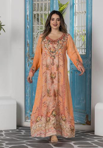 جلابية حرير كريب