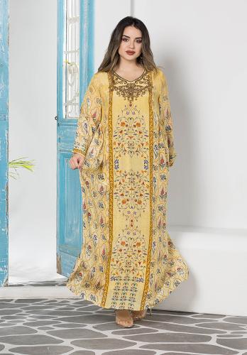 جلابية حرير كريب