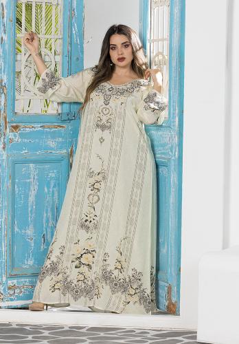 جلابية حرير كريب