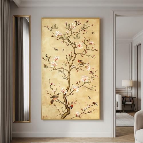 لوحات علاقات للعبايات (طباعه علي قماش كانفس )