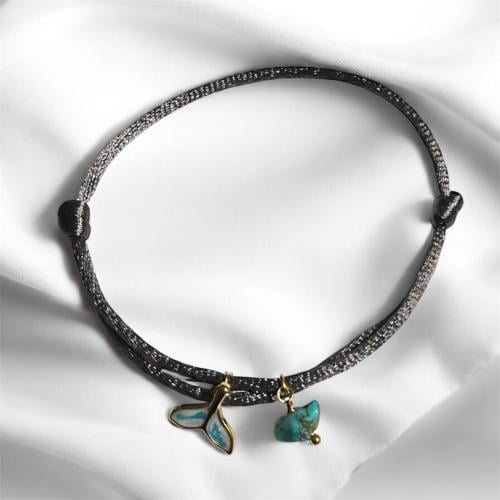 اسوارة ذيل الحوت السماوي مع حجر مخلوط