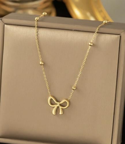 سلسال ريبون بو المطلي ذهب