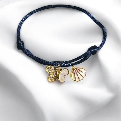 اسوارة باضافة الفراشة والصدف