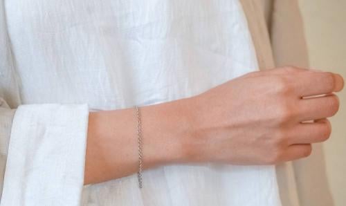 الاسوارة الدائمه كلاسيك سيلڤر (stainless steel )cl...