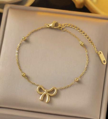 اسوارة ريبون بو المطلي ذهب