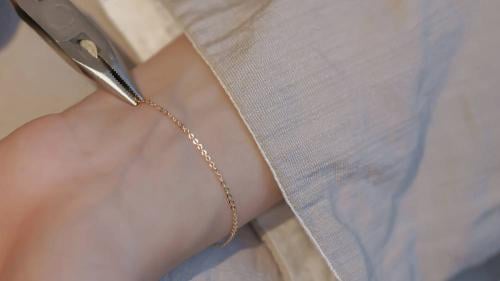 الاسوارة الدائمة باربي (gold plated 18k)