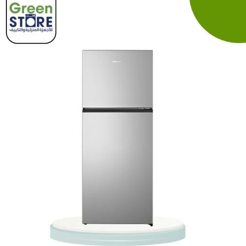 هايسنس ثلاجة بابين 249 لتر فضي