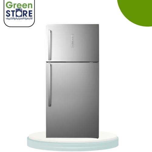 هايسنس ثلاجة بابين 564 لتر فضي