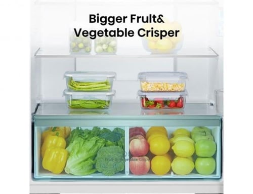 هايسنس ثلاجة بابين 564 لتر فضي