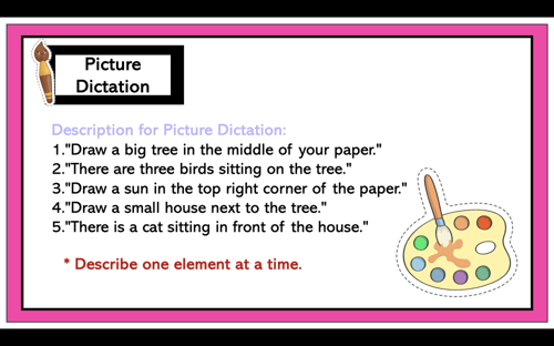 عرض بوربوينت نشاط (Picture Dictation)