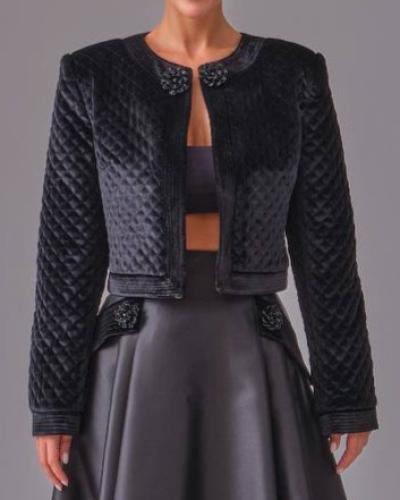 جاكيت شتوي الأسود انيق