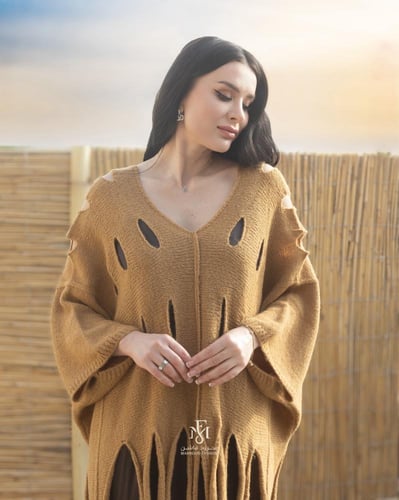 طقم كنزه مع فستان ساتان