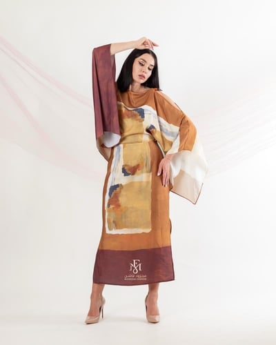 طقم قطعتين بلوزه بقصة كاب وتتوره