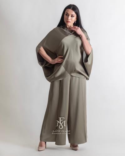 طقم ناعم بلوزه و بنطلون