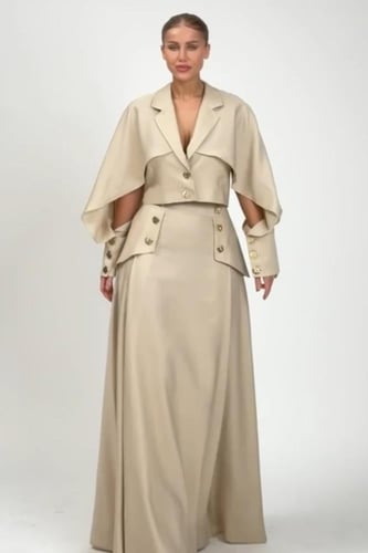 تيور بيج بأكمام واسعة و مفتوحه