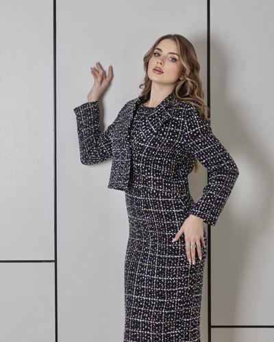 فستان ميد و جاكيت