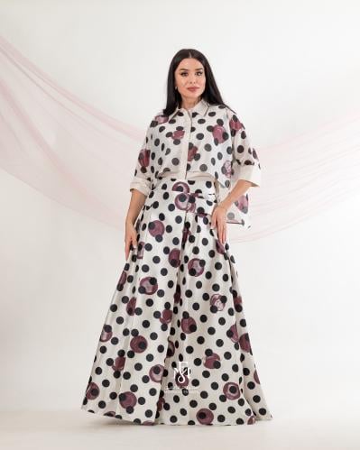 طقم قطعتين بلوزه وتنوره