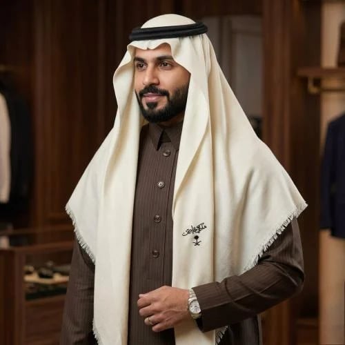 شال كشميري سادة ملكي خاص