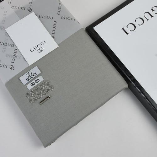 قماش تيتانيوم شتوي ماركة قوتشي تصميم مقلم